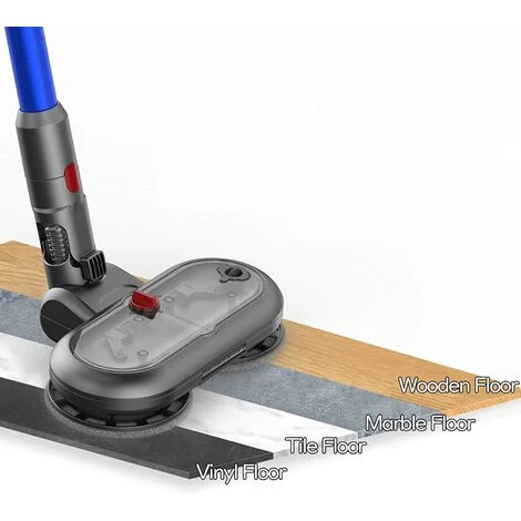 MEZHENG Tête De Vadrouille Electrique Pour Aspirateur Dyson V15 V11 V10 V7 V8, Accessoire De Brosse Dyson Avec Réservoir D'eau Amovible, 6 Vadrouilles Lavables, Accessoire Dyson Avec Phares à LED 4 MEZHENG Tête De Vadrouille Electrique Pour Aspirateur Dyson V15 V11 V10 V7 V8, Accessoire De Brosse Dyson Avec Réservoir D'eau Amovible, 6 Vadrouilles Lavables, Accessoire Dyson Avec Phares à LED – Image 4