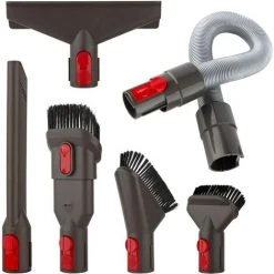 MEZHENG Kit D'accessoires Kit De Fixation Avec Tuyau De Rallonge Pour Dyson V7 V8 V10 V11 SV10 SV11 Aspirateur Sans Fil (6 En 1)