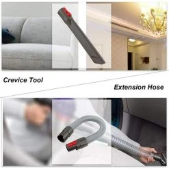 MEZHENG Kit D'accessoires Kit De Fixation Avec Tuyau De Rallonge Pour Dyson V7 V8 V10 V11 SV10 SV11 Aspirateur Sans Fil (6 En 1) -Aspirateur et sac Soldes 63702110 4