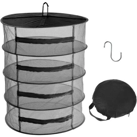 MEZHENG Filet De Séchage - 4 Couches Maille Suspendue Filet De Séchage Pour Séchage D'herbes, Filet Séchage D'herbe Avec Des Fermetures À Glissière-45 Cm / 60 Cm… 1 MEZHENG Filet De Séchage - 4 Couches Maille Suspendue Filet De Séchage Pour Séchage D'herbes, Filet Séchage D'herbe Avec Des Fermetures À Glissière-45 Cm / 60 Cm…