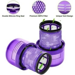 STOMO Lot De 3 Filtres Pour Dyson Aspirateur V11 Absolute Extra Pro Animal Torque Drive V15 Detect Remplace # 970013-02 -Aspirateur et sac Soldes 63946128 5