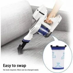 NAXUNNN Filtre De Remplacement Pour Aspirateur Rowenta Air 360 RH9037 RH9038 RH9039 RH9051WO RH9057WO RH9086WO (Alternative Au ZR009001) -Aspirateur et sac Soldes 64014456 5