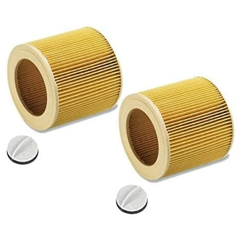 TINOR Filtre à Cartouche Pour Karcher WD2 Wd3 MV3 Etc. Comme 6.414-552.0 - 2pcs 1 TINOR Filtre à Cartouche Pour Karcher WD2 Wd3 MV3 Etc. Comme 6.414-552.0 - 2pcs