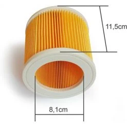 TINOR Filtre à Cartouche Pour Karcher WD2 Wd3 MV3 Etc. Comme 6.414-552.0 - 2pcs 7 TINOR Filtre à Cartouche Pour Karcher WD2 Wd3 MV3 Etc. Comme 6.414-552.0 - 2pcs -Aspirateur et sac Soldes 64032266 3