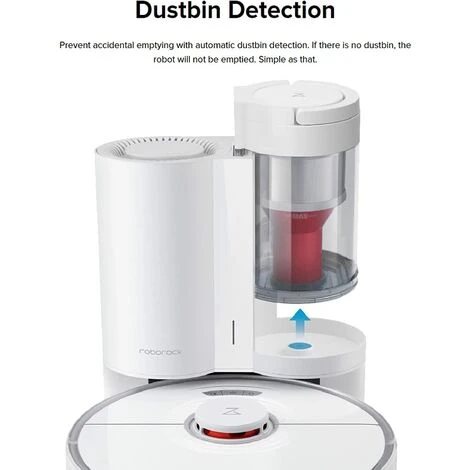 Roborock Aspirateur Robot Station De Vidange Automatique Pour Les S7/S7 MaxV -Blanc 2 Roborock Aspirateur Robot Station De Vidange Automatique Pour Les S7/S7 MaxV -Blanc – Image 2