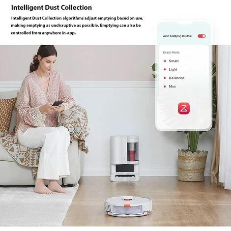 Roborock Aspirateur Robot Station De Vidange Automatique Pour Les S7/S7 MaxV -Blanc 5 Roborock Aspirateur Robot Station De Vidange Automatique Pour Les S7/S7 MaxV -Blanc – Image 5