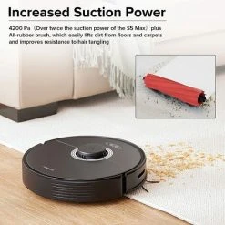 Roborock Q7 Max+ Aspirateur Robot Laveur 4200 Pa ,Robot Aspirateur à Navigation Lidar Cartographie WiFi/Alexa/APP(Noir) -Aspirateur et sac Soldes 64391998 3