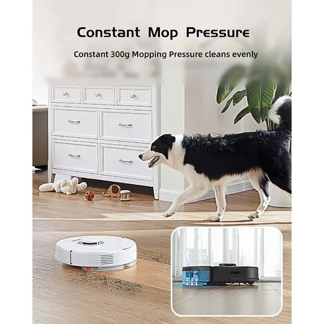 Roborock Q7 Max Aspirateur Robot Laveur 4200 Pa 180 Minutes D'Autonomie Avec LiDAR, Mise à Niveau Du S5 Max Noir 2 Roborock Q7 Max Aspirateur Robot Laveur 4200 Pa 180 Minutes D'Autonomie Avec LiDAR, Mise à Niveau Du S5 Max Noir – Image 2