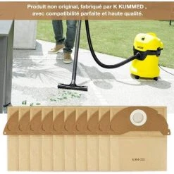 OSQI Lot De 10 Sacs D’aspirateur Pour Karcher 6.904-322.0 -Aspirateur et sac Soldes 65500860 3
