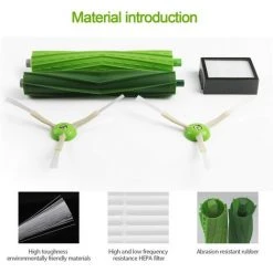OSQI Kit D'accessoires De Réapprovisionnement Pour Aspirateur Robotique IRobot Roomba I7 I7+/i7 Plus E5 E6 E7, 2 Filtres Haute Efficacité + 3 Brosses De Balayage Des Bords + 1 Pièce De Rechange Pour Brosses En Caoutchouc Multi-surfaces 7 OSQI Kit D'accessoires De Réapprovisionnement Pour Aspirateur Robotique IRobot Roomba I7 I7+/i7 Plus E5 E6 E7, 2 Filtres Haute Efficacité + 3 Brosses De Balayage Des Bords + 1 Pièce De Rechange Pour Brosses En Caoutchouc Multi-surfaces -Aspirateur et sac Soldes 65503035 3