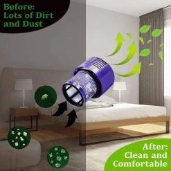 OSQI Lot De 2 Filtres De Rechange Lavables Pour Aspirateurs Dyson V10 Filtre De Rechange Dyson Pour La Série V10 SV12 -Aspirateur et sac Soldes 65506227 3