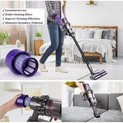OSQI Lot De 2 Filtres De Rechange Lavables Pour Aspirateurs Dyson V10 Filtre De Rechange Dyson Pour La Série V10 SV12 -Aspirateur et sac Soldes 65506227 5
