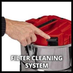 Einhell Aspirateur à Cendres Sans Fil TE-AV 18/15 Li C-Solo Power X-Change (18 V, Puissance D’aspiration De 100 Mbar, Cuve De 15 L) Livré Sans Batterie Et Sans Chargeur -Aspirateur et sac Soldes 66646518 4