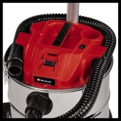 Einhell Aspirateur à Cendres Sans Fil TE-AV 18/15 Li C-Solo Power X-Change (18 V, Puissance D’aspiration De 100 Mbar, Cuve De 15 L) Livré Sans Batterie Et Sans Chargeur -Aspirateur et sac Soldes 66646518 5