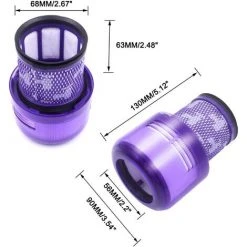 EINEMGELD Lot De 4 Pièces De Rechange Pour Filtres à Vide 9 EINEMGELD Lot De 4 Pièces De Rechange Pour Filtres à Vide -Aspirateur et sac Soldes 66718785 5