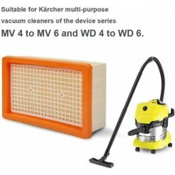 QERSTA Lot De 2 Filtres Plissés Plats Compatibles Avec Les Aspirateurs Multi-Usages Kärcher Mv4 / Mv5 / Mv6 / Wd4 / Wd5 / Wd6. 7 QERSTA Lot De 2 Filtres Plissés Plats Compatibles Avec Les Aspirateurs Multi-Usages Kärcher Mv4 / Mv5 / Mv6 / Wd4 / Wd5 / Wd6. -Aspirateur et sac Soldes 67874088 3
