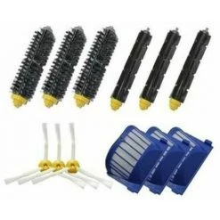 Cisea Kit De 3 Paire De Extracteur Brosse +3 Garde Filtre + 3 Brosse Latérale Pour IRobot Roomba Série 600(595 620 630 650 660)