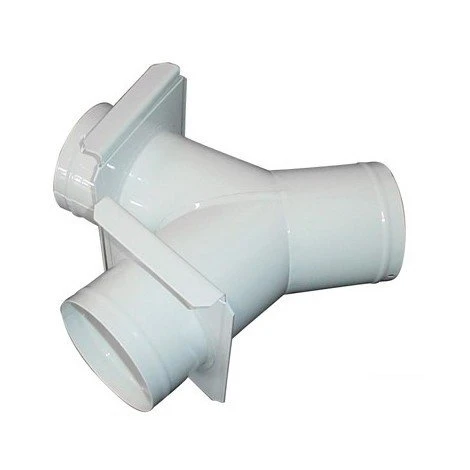 Culotte Deux Départs D. 120 Mm Avec Tirette D'obturation YVS120 - Holzmann 1 Culotte Deux Départs D. 120 Mm Avec Tirette D'obturation YVS120 - Holzmann