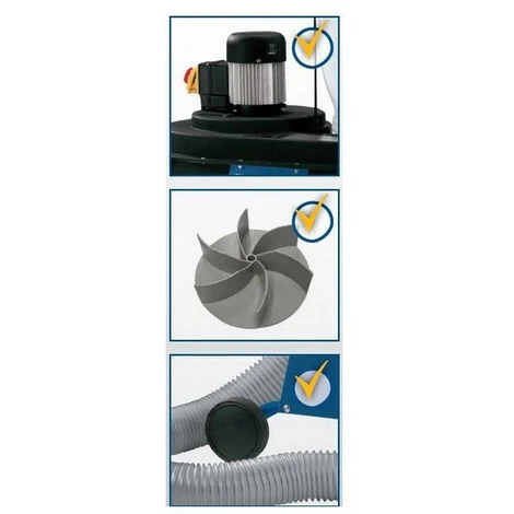 Scheppach – Aspirateur D’atelier 550W De 75L 1150 M3/h - HD 12 2 Scheppach – Aspirateur D’atelier 550W De 75L 1150 M3/h - HD 12 – Image 2